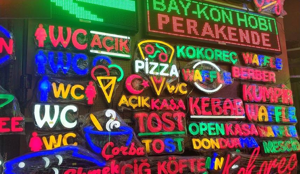 LED NEON Tabela